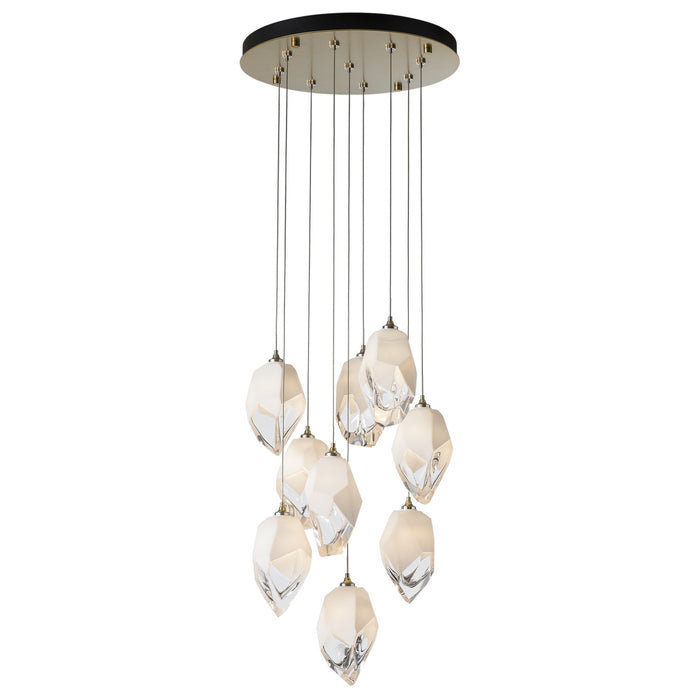 Hubbardton Forge - 131140-SKT-LONG-86-WP0754 - LED Pendant - Chrysalis - Modern Brass