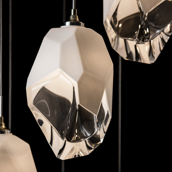 Hubbardton Forge - 131140-SKT-LONG-86-WP0754 - LED Pendant - Chrysalis - Modern Brass