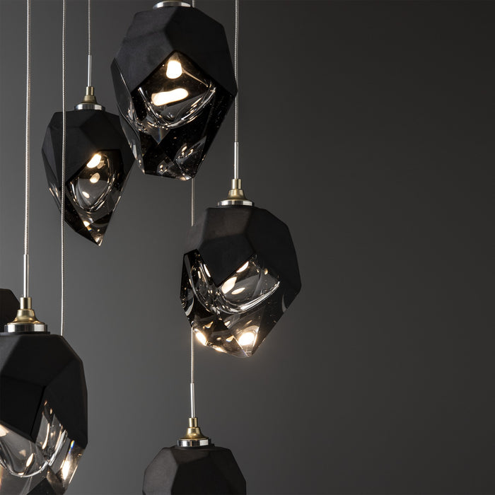 Hubbardton Forge - 131140-SKT-LONG-86-BP0754 - LED Pendant - Chrysalis - Modern Brass