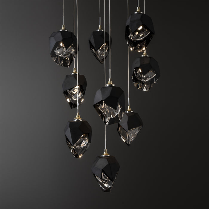 Hubbardton Forge - 131140-SKT-LONG-86-BP0754 - LED Pendant - Chrysalis - Modern Brass