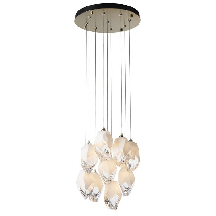 Hubbardton Forge - 131141-SKT-LONG-86-WP0755 - LED Pendant - Chrysalis - Modern Brass