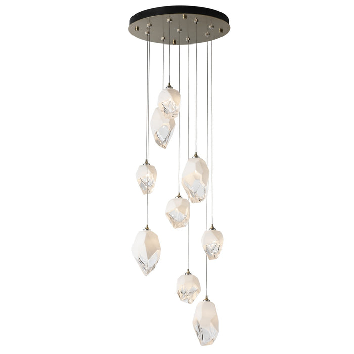 Hubbardton Forge - 131142-SKT-LONG-86-WP0756 - LED Pendant - Chrysalis - Modern Brass