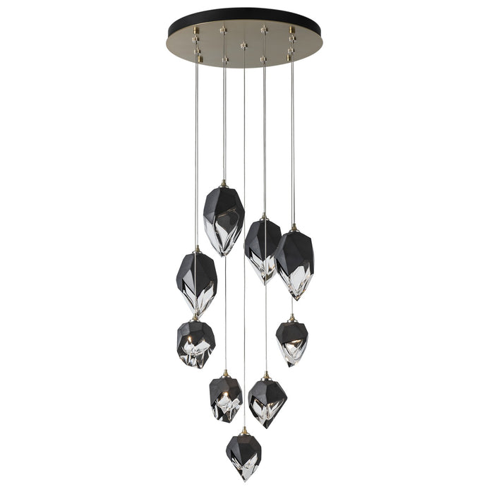 Hubbardton Forge - 131142-SKT-LONG-86-BP0756 - LED Pendant - Chrysalis - Modern Brass