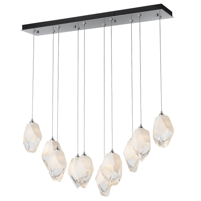 Hubbardton Forge - 131144-SKT-LONG-85-WP0755 - LED Pendant - Chrysalis - Sterling
