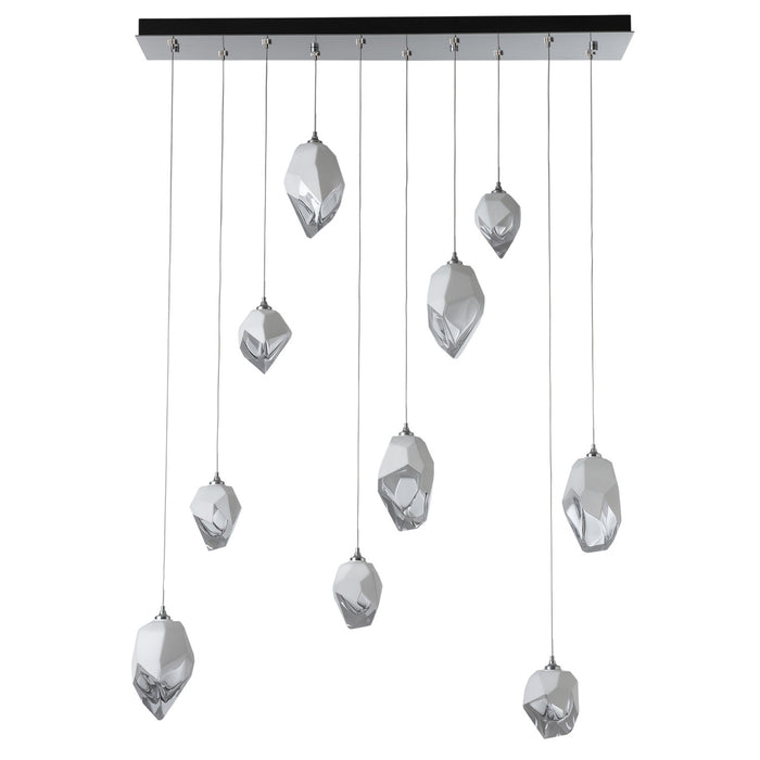Hubbardton Forge - 131145-SKT-LONG-85-WP0756 - LED Pendant - Chrysalis - Sterling