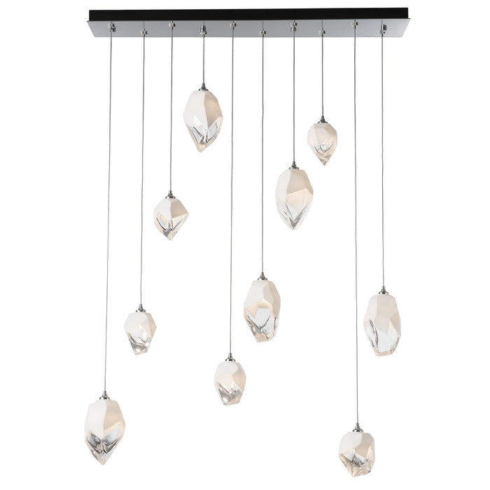 Hubbardton Forge - 131145-SKT-LONG-85-WP0756 - LED Pendant - Chrysalis - Sterling