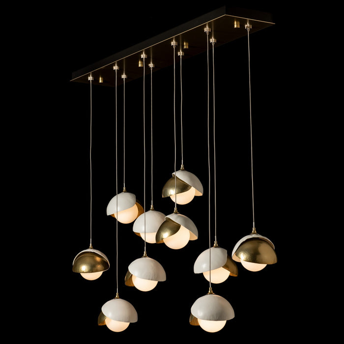 Hubbardton Forge - 131205-SKT-STND-86-02-GG0711 - LED Pendant - Brooklyn - Modern Brass