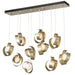 Hubbardton Forge - 131208-SKT-STND-86-GG0711 - LED Pendant - Riza - Modern Brass