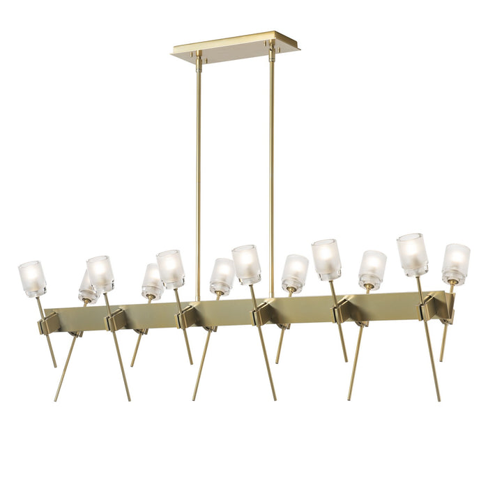 Hubbardton Forge - 131525-SKT-MULT-86-YC0369 - LED Pendant - Echo - Modern Brass