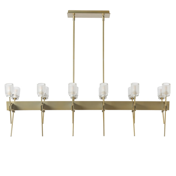 Hubbardton Forge - 131525-SKT-MULT-86-YC0369 - LED Pendant - Echo - Modern Brass