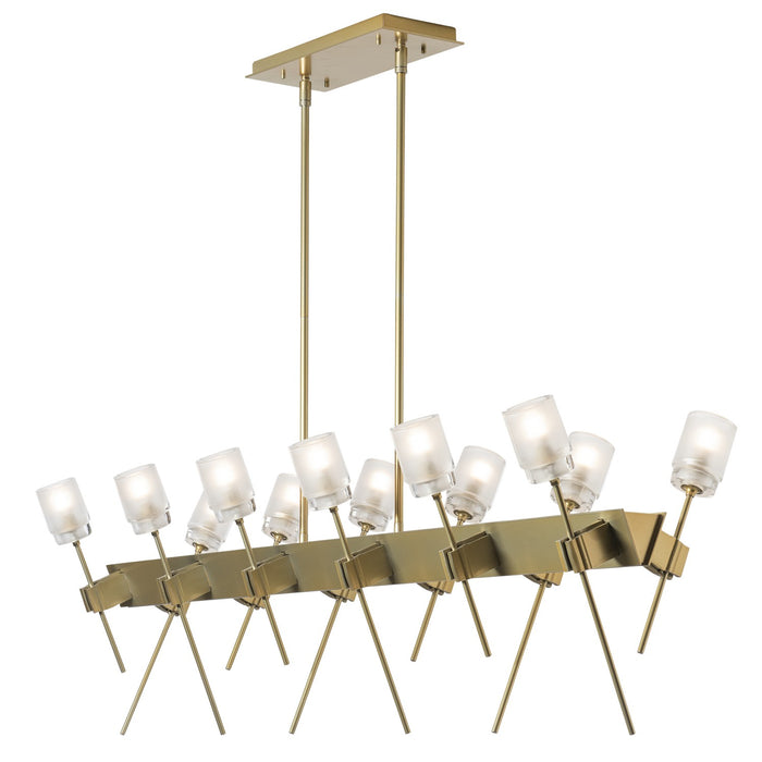 Hubbardton Forge - 131525-SKT-MULT-86-YC0369 - LED Pendant - Echo - Modern Brass