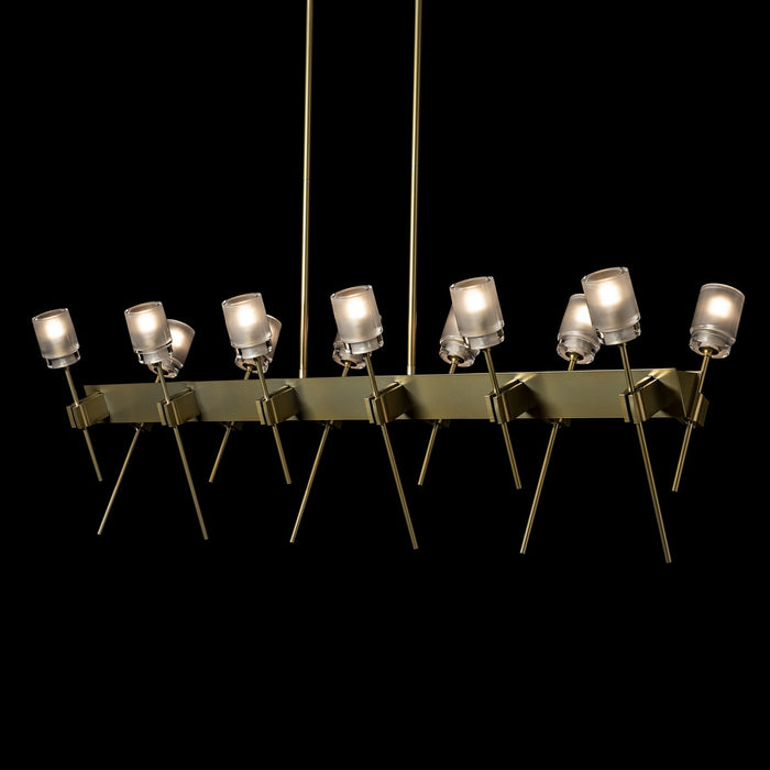 Hubbardton Forge - 131525-SKT-MULT-86-YC0369 - LED Pendant - Echo - Modern Brass