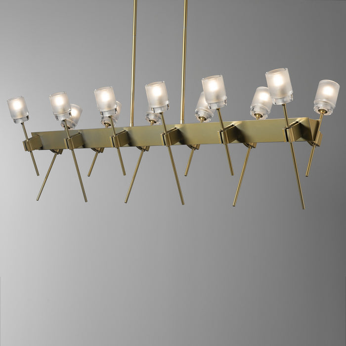 Hubbardton Forge - 131525-SKT-MULT-86-YC0369 - LED Pendant - Echo - Modern Brass