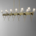 Hubbardton Forge - 131525-SKT-MULT-86-YC0369 - LED Pendant - Echo - Modern Brass