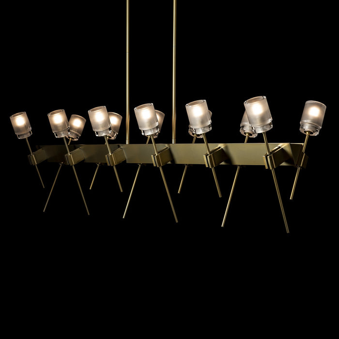 Hubbardton Forge - 131525-SKT-MULT-86-YC0369 - LED Pendant - Echo - Modern Brass