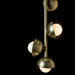Hubbardton Forge - 131611-SKT-MULT-86-14-GG0711 - Four Light Pendant - Brooklyn - Modern Brass
