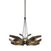 Hubbardton Forge - 136505-SKT-MULT-07-YE0377 - Six Light Pendant - Corona - Dark Smoke