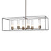 Hubbardton Forge - 138940-SKT-MULT-84-07-GG0392 - Six Light Pendant - Portico - Soft Gold