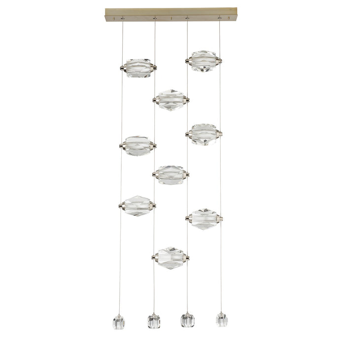 Hubbardton Forge - 139056-LED-STND-86-CR - LED Pendant - Gatsby - Modern Brass