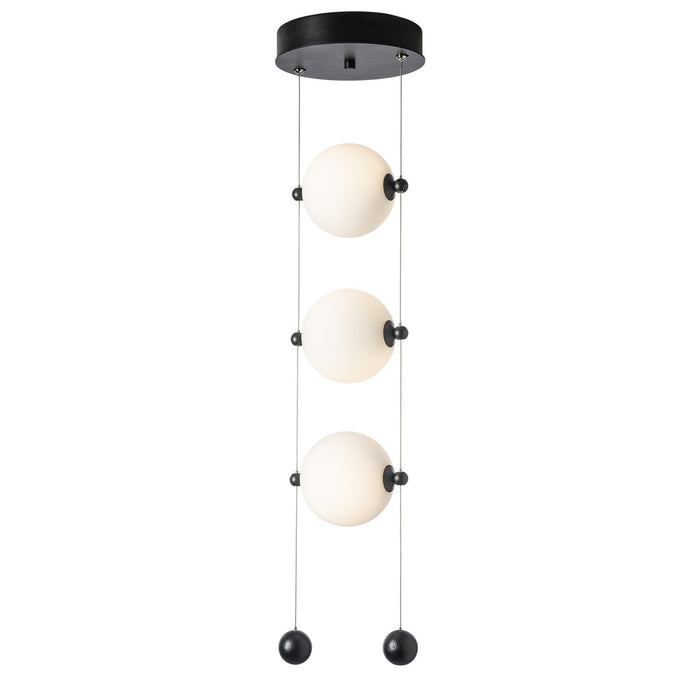 Hubbardton Forge - 139059-LED-STND-10-GG0668 - LED Pendant - Abacus - Black