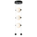 Hubbardton Forge - 139059-LED-STND-10-GG0668 - LED Pendant - Abacus - Black