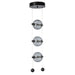 Hubbardton Forge - 139059-LED-STND-10-YL0668 - LED Pendant - Abacus - Black