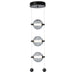 Hubbardton Forge - 139059-LED-STND-10-YL0668 - LED Pendant - Abacus - Black