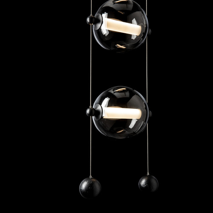 Hubbardton Forge - 139059-LED-STND-10-YL0668 - LED Pendant - Abacus - Black