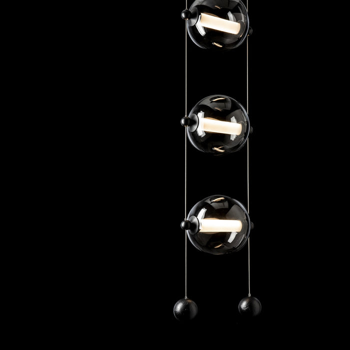 Hubbardton Forge - 139059-LED-STND-10-YL0668 - LED Pendant - Abacus - Black