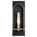 Hubbardton Forge - 201070-SKT-10-86-FD0462 - One Light Wall Sconce - Triomphe - Black
