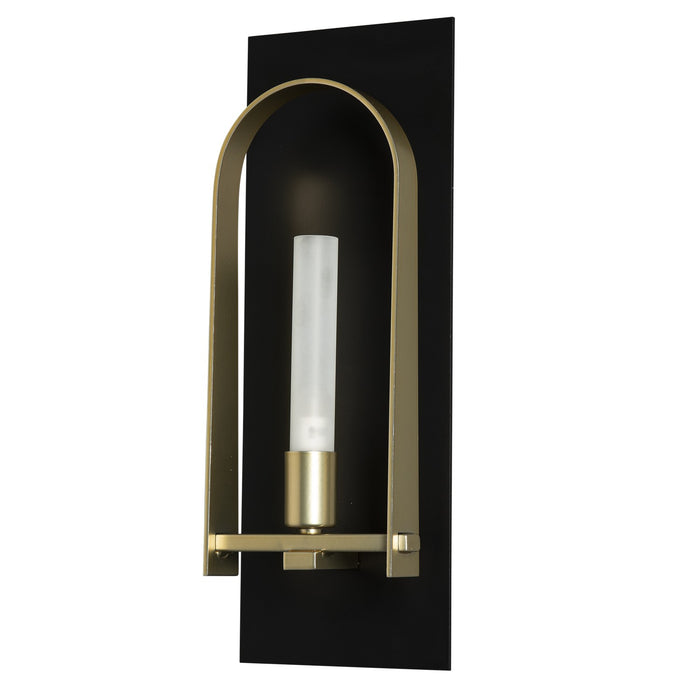 Hubbardton Forge - 201070-SKT-10-86-FD0462 - One Light Wall Sconce - Triomphe - Black