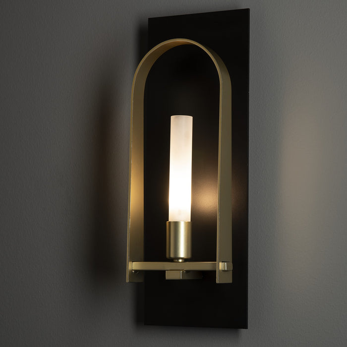 Hubbardton Forge - 201070-SKT-10-86-FD0462 - One Light Wall Sconce - Triomphe - Black