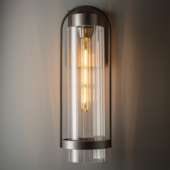 Hubbardton Forge - 302556-SKT-77-ZM0742 - One Light Outdoor Wall Sconce - Alcove - Coastal Dark Smoke