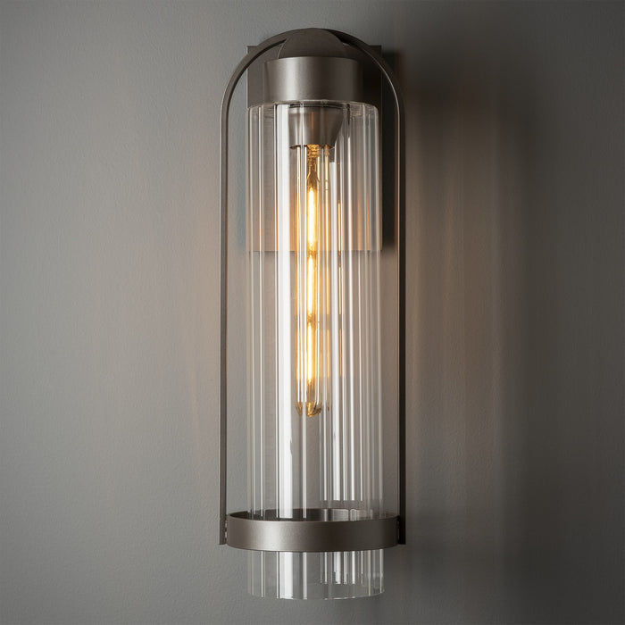 Hubbardton Forge - 302556-SKT-77-ZM0742 - One Light Outdoor Wall Sconce - Alcove - Coastal Dark Smoke