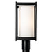 Hubbardton Forge - 342021-SKT-80-GG0732 - One Light Outdoor Post Mount - Cela - Coastal Black