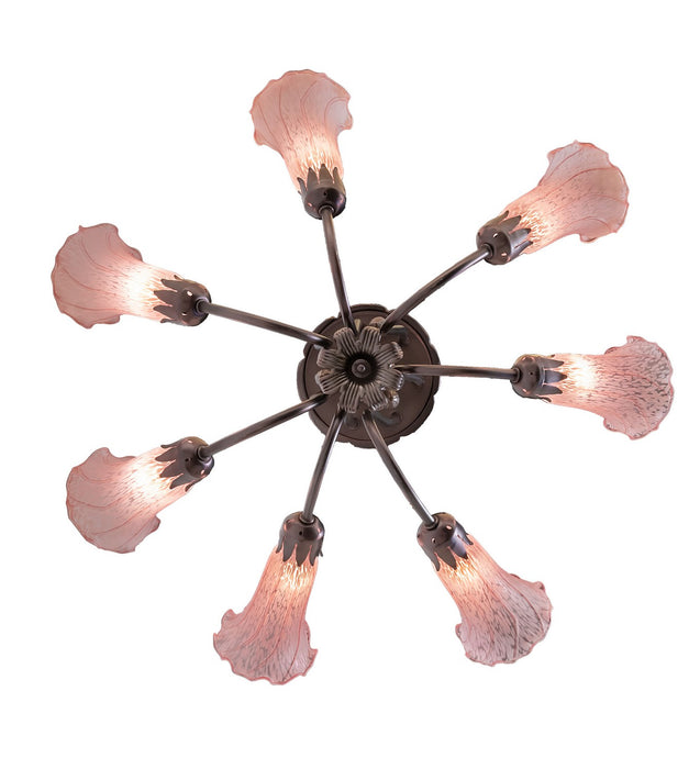 Meyda Tiffany - 251576 - Seven Light Chandelier - Pond Lily - Mahogany Bronze