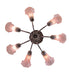 Meyda Tiffany - 251576 - Seven Light Chandelier - Pond Lily - Mahogany Bronze