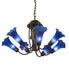 Meyda Tiffany - 251581 - Seven Light Chandelier - Blue - Mahogany Bronze