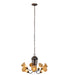 Meyda Tiffany - 251588 - Seven Light Chandelier - Amber - Mahogany Bronze