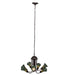 Meyda Tiffany - 251593 - Seven Light Chandelier - Stained Glass Pond Lily - Mahogany Bronze