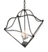 Meyda Tiffany - 255438 - Four Light Pendant - Zale - Blackwash