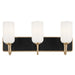 Kichler - 55163CPZ - Three Light Bath - Solia - Champagne Bronze