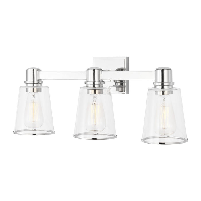 Visual Comfort Studio - CV1033PN - Three Light Bath Vanity - Alessa - Polished Nickel