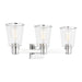 Visual Comfort Studio - CV1033PN - Three Light Bath Vanity - Alessa - Polished Nickel