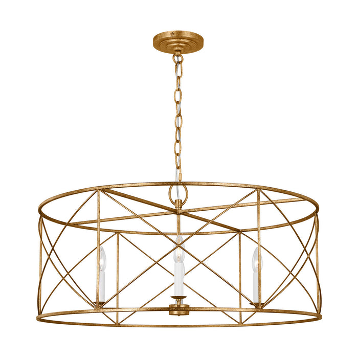 Visual Comfort Studio - CC1624ADB - Four Light Chandelier - Beatrix - Antique Gild