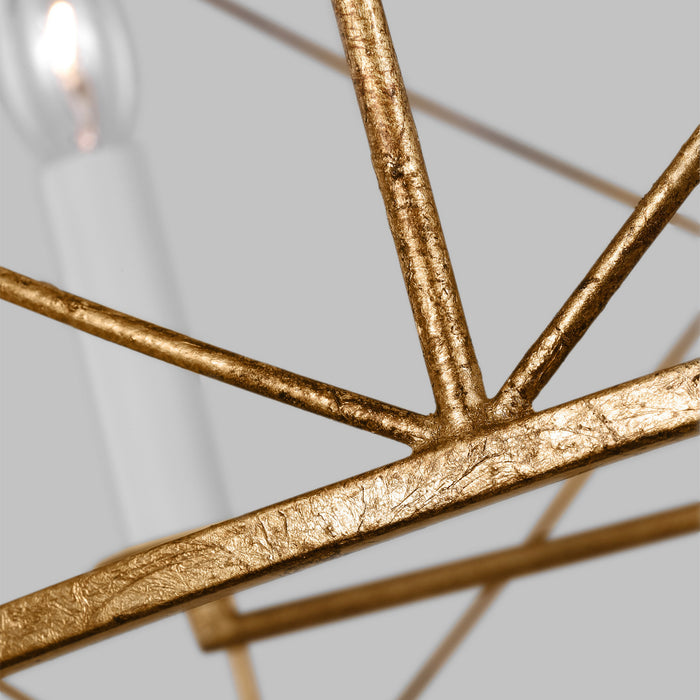 Visual Comfort Studio - CC1624ADB - Four Light Chandelier - Beatrix - Antique Gild