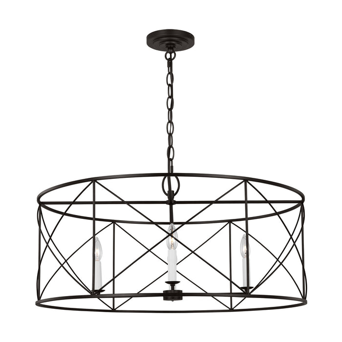 Visual Comfort Studio - CC1624AI - Four Light Chandelier - Beatrix - Aged Iron