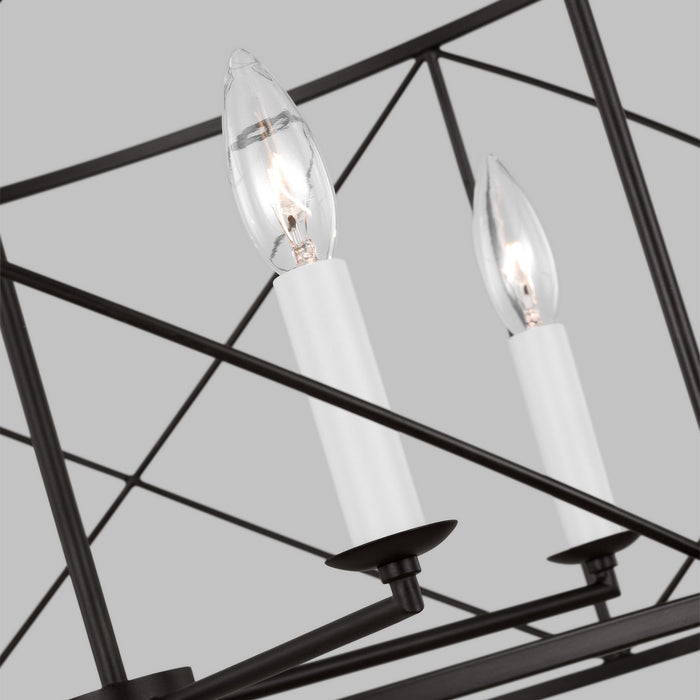 Visual Comfort Studio - CC1624AI - Four Light Chandelier - Beatrix - Aged Iron