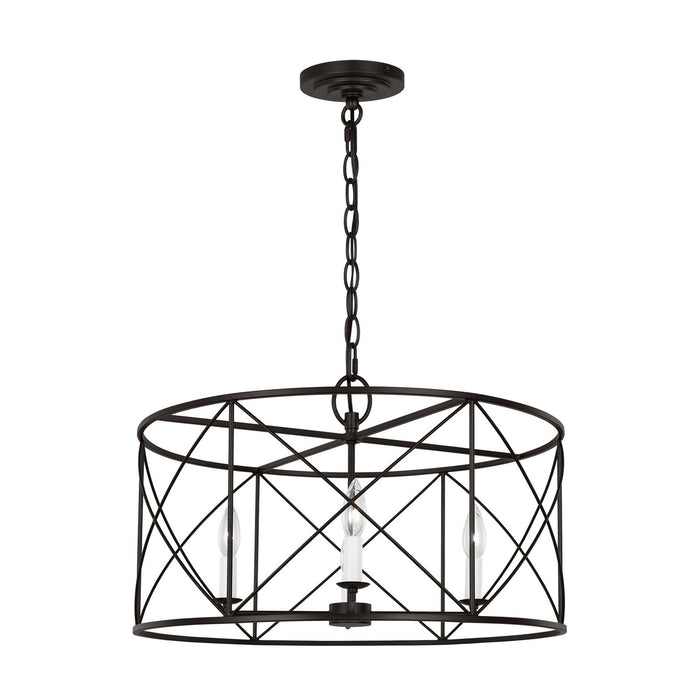 Visual Comfort Studio - CC1634AI - Four Light Chandelier - Beatrix - Aged Iron