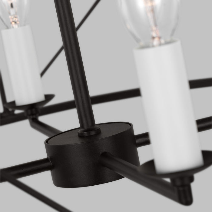 Visual Comfort Studio - CC1634AI - Four Light Chandelier - Beatrix - Aged Iron